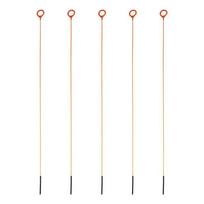 Manual Drain Cleaning Tool Set, Hair Remover Rod with Flexible Reach and Pull Grip for Bathroom, Sink, and Tub Use beige