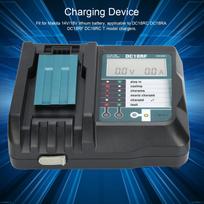 DC18RF Įkroviklis su ekranu, USB sąsaja, tinkamas Makita 14V/18V ličio baterijoms