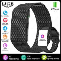 Smart Bracelet Fitness Tracker No Screen Design Waterproof Activity Band with Heart Rate Sleep Monitor Smart Reminder Alarm Pedometer