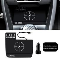 Car Wireless Charger for Honda Civic X 2016 2017 2018    Mobile Phone Fast Charging Holder 15W for Charger Board Left Hand Drive
