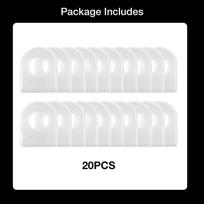 20PCS Car Spray Paint Protective Cover for Spray Gun Lighting Extend Usage Time Paint Isolation Tools for Workshop Painting Job 1SET-20PCS
