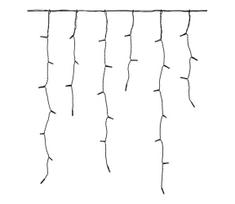 Markslöjd 108179-LED Lauko kalėdinė užuolaidų girlianda GARDEN24 160xLED/24V 3,1m šiltai balta