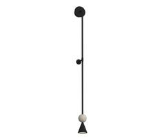 MAXLIGHT W0447 - LED sieninis šviestuvas BINGO LED/8W/230V CRI 92 juoda/smėlinė