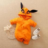 Demon Slayer Cosplay Kostiumas Kūdikių Drabužiai Vaikams Animacinių filmų Anime Romper berniukui Mergaitei Chrismats Halloween Baby Cosplay Colthes Kūdikių Kūdikių Kombinezonai 80 orange