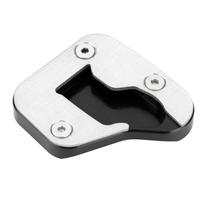 Motorbike Kickstand Sidestand Extension Enlarger Pad Fit for SUZUKI HAYABUSA GSXR 1300R 08‑19 Silver black