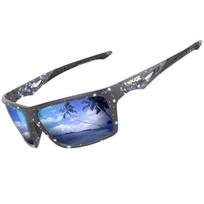 Kapvoe Polarized Sunglasses Fashion Outdoor Sports Uv400 Glasses Camping Fishing Goggles Hiking Running Glasses for Men Cycl Polarized lens gray