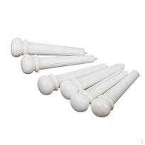 Bridge for Acoustic Guitar 6pcs White white