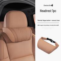Volvo XC60/S90/S60/XC90 Car Headrest Neck Pillow & Lumbar Support brown