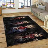 3D Naujausias The Vampire Diaries Damono Salvatore Kilimas Svetainės Miegamojo Namų Dekoras, Neslystanti Dekoracija Sofai Durų Kilimėlis 40x60cm( 15x23in )