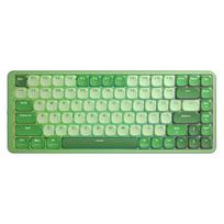 REDRAGON TL84 Tri-Mode Low-Profile Mechanical Keyboard Wired Wireless Bluetooth Gaming Office Universal RGB Laptop žalia