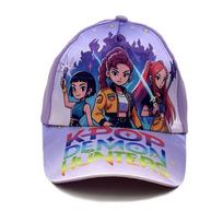 Spring K-Pop “Witch Hunters” Girl Group-Themed Children's Cartoon Print Baseball Cap for Girls—Sweet and Cute Curved-Brim Sun Hat 52-54cm blue