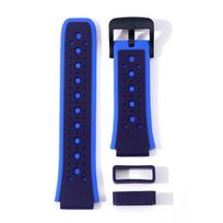 18Mm Universal Kid Smart Sport Watch Band Silicone Strap Adjustable Wristwatch Replacement Strap Waterproof Watch Strap A7 blue