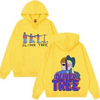 Oliver Tree Pop Rock Fashion Graphics Hoodie Men's Women Harajuku Pullover Autumn and Winter Loose Casual Hip-hop Sweatshirt M yellow