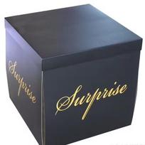 Balloon Surprise Flower Box - DIY Proposal & Birthday Gift Packaging gray