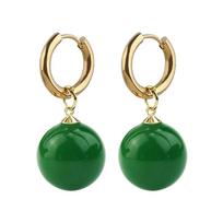 Anime Kakarotto Son Goku Vegeta Cosplay Zamasu Potara Earrings Ear Clips Stud Women Men Unisex Jewelry Accessories Pendant Props beige