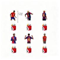 Jamalo Futbolo Žvaigždės Gimtadienio Šventės Dekoracija Gerbėjų Vėliava Balionas Torto Viršus Futbolo Šventinė DIY Dekoracija Gerbėjams Dekoras