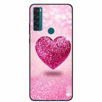 Skirta TCL 20 SE dėklas, prabangus silikoninis TPU minkštas dangtelis, telefono dėklas, skirtas TCL 20 SE T671H, animacinis Funda, spalvingas Capa, atsparus smūgiams Coque TCL 20 SE
