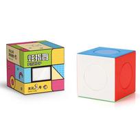 YJ Tianyuan Magic Speed Cube 3x3x3 Stickerless Magic Cubes Solid Color Puzzle Toys For Children Educational Toy yellow