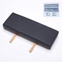 Masažo stalo ilgio prailgintuvas 51x19x6.5cm Universalus Paprastas Įdedamas Praktiškas Patogus Prailginimo Pagalvėlė black