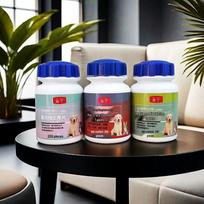 Baiding Pet Kalcio tabletės - Dvisluoksnis avių pienas su mikroelementais Krill Oil Beauty Film gray