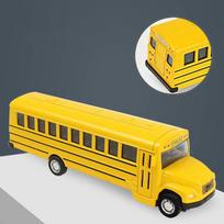 1/64 lieto lydinio mokyklinio autobuso vaikams žaislinis automobilis inercinės transporto priemonės modelis žaislai traukiami automobiliai berniukų žaislai edukaciniai žaislai vaikams dovanos yellow