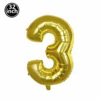 Red Large Numbers Balloon 32 Inch  1 2 3 4 5 6 7 8 9 Racer Birthday Ball Digit bachelorette balloons Figure Golob Ballon 32inch yellow