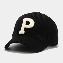 2025 M. Ruduo Žiema Lauko Beisbolo Kepuraitės Raidės P Siuvinėjimas Vyriška Moteriška Snapback Kepuraitė Reguliuojama Šauni Atsitiktinė Kepuraitė Unisex Adjustable juoda