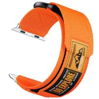 Velcro Nylon Strap Band for Apple Watch Ultra 2/Ultra 3 49mm, Series 10 42mm 46mm, Series 9/8/7 41mm 45mm, Series 6/5/4 40 44mm 49mm 46mm 45mm 44mm orange