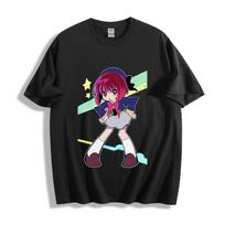 Kana Arima Chibi Anime T-Shirt – Cute Idol Star Graphic Unisex Tee L black