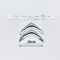 3D ABS Citroen C3 C4 C5 Automobilio raidės Priekinės variklio dangčio emblema Dangčio lipdukas Galinės uodegos bagažinės emblema Lipdukas Stiliaus auto priedai
