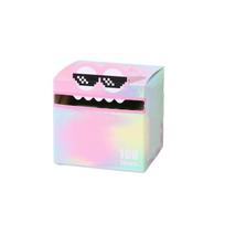 Transparent Pearlescent Pull-Out Sticky Notes, Memo Pads for School Home One Size white