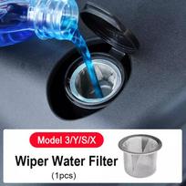 Anti-Clog Wiper Fluid Funnel for All Tesla Model 3 Y YL S X Windshield Washer Glass Water Filter Fluid Funnel Travel Accessories black