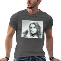 Jane Fonda TShirt anime t shirts oversize t shirts for Unisex cotton funny cotton t shirts Unisex  Tshirt 4XL black