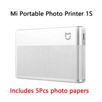 MIJIA Portable Photo Printer 1S Bluetooth Thermal Print ZINK Inkless Technology Xiaomi App Wireless Portable Photo Printing