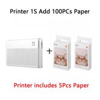 MIJIA Portable Photo Printer 1S Bluetooth Thermal Print ZINK Inkless Technology Xiaomi App Wireless Portable Photo Printing