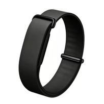 Google Fitbit Air Band Minkštas silikoninis dirželis Pakeičiamas apyrankė Reguliuojama sportinė fitneso apyrankė Atsparus prakaitui Atsparūs priedai black