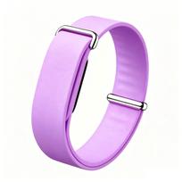 Google Fitbit Air Band Minkštas silikoninis dirželis Pakeičiamas apyrankė Reguliuojama sportinė fitneso apyrankė Atsparus prakaitui Atsparūs priedai purple