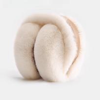 Classic Fashion Ear Muffs Unisex Ear Warmer Winter Outdoor Sport Earmuffs for Women white