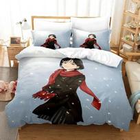 Anime Paprika Bedding Set Printed Bed Set With Pillowcase Bed Duvet Cover Soft Queen King Size Bedclothes Home 70x133cm 2pcs gray