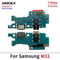 USB Charging Board Port Dock Charger Connector Flex Cable For Samsung M11 M12 M13 M21 M21s M31 M31s M22 M32 M23 M33 M53 4G 5G M31 With IC-B gray