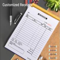 32K Hong Kong & Macau Receipt Book - Traditional English Invoice Forms for Foreign Trade balta