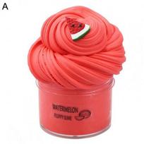 Vibrant 70ml Butter Slime Playset, Soft Fluffy Putty, Pressure Relief, Festive Favors for Festival, Birthday  Parties red