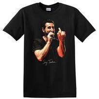 Serj Tankian Alternative Metal Portrait Pop Art Music T Shirt Tee 3XL brown