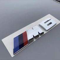 3D Emblem Car Fender Side Rear Trunk Badge M Logo Sticker Number Decal For BMW M1 M2 M3 M4 M5 M6 M7 Performance Auto Accessories 11.5x2.7cm