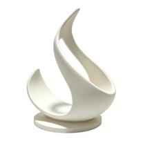 Creative Wine Stand 3D Printed Flame Bottle Holder, Modern Sculptural Rack for Desktop Display Home Bar, Decorative Tabletop Storage Stand, balta