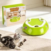 Random Pop-Up Design Automatic Cat Toy Motion Activated Electric Pet Toy  Play Exercise žalia