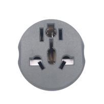 EU Plug Adapter 16A 250V Travel Adapter Converter 2 Round Socket High Quality Universal For US UK CN To EU KR Wall Socket Outlet