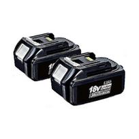2 vnt. Makita 18v baterijoms 6.0 Ah Lxt Li-ion Bl1850b Bl1830b Bl1860b Belaidžiams mažiau