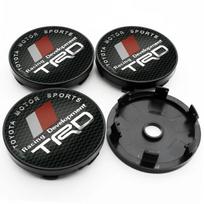 4Pcs For Toyota TRD Corolla Auris Yaris Prius Highlander 60mm 56mm  CDGY5 Car Wheel Center Hub Cap Rim Cover Stickers Badge Accessories