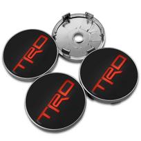 4Pcs For Toyota TRD Corolla Auris Yaris Prius Highlander 60mm 56mm  CDGY5 Car Wheel Center Hub Cap Rim Cover Stickers Badge Accessories